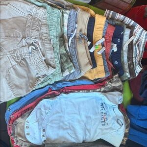 H&M Kids Shorts Assortment - Beige, Blue, Green